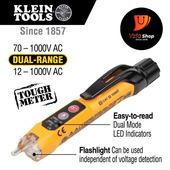 Klein Tools NCVT3PKIT Electrical Test Kit with Flashlight - Picture 8 of 9